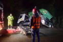 Container LKW umgestuerzt Koeln Brueck Bruecker- Dellbruecker Mauspfad P189